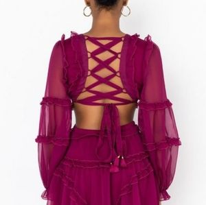 Akira Ruffle cocktail hour dress